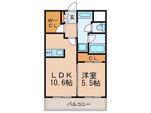 メゾン・ド山手の物件間取画像